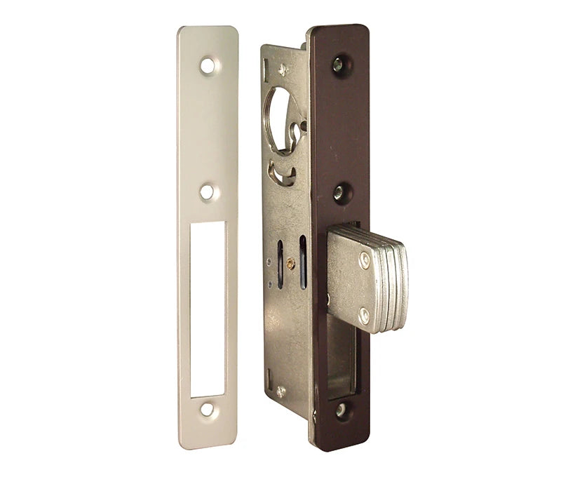 LSDA DEADBOLT 1-1/2" BACKSET WITH ALUMINUM & DARK BRONZE FACEPLATE 105121 - 1850F112