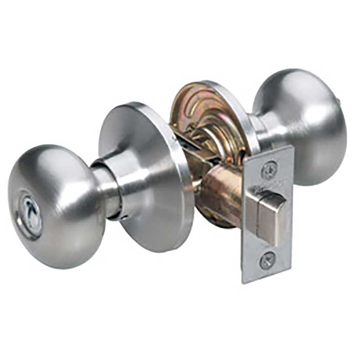Biscuit Knob Privacy Lockset