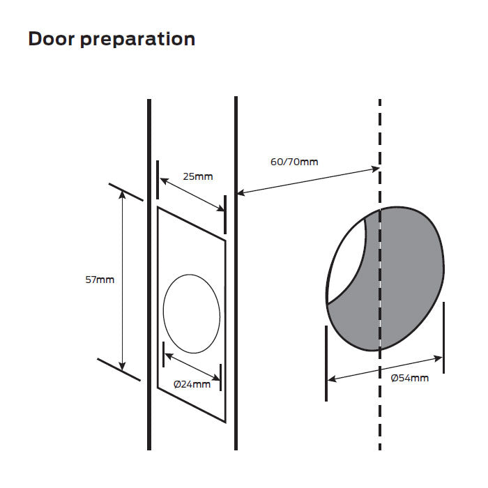 B60 Deadbolt with Camelot Trim