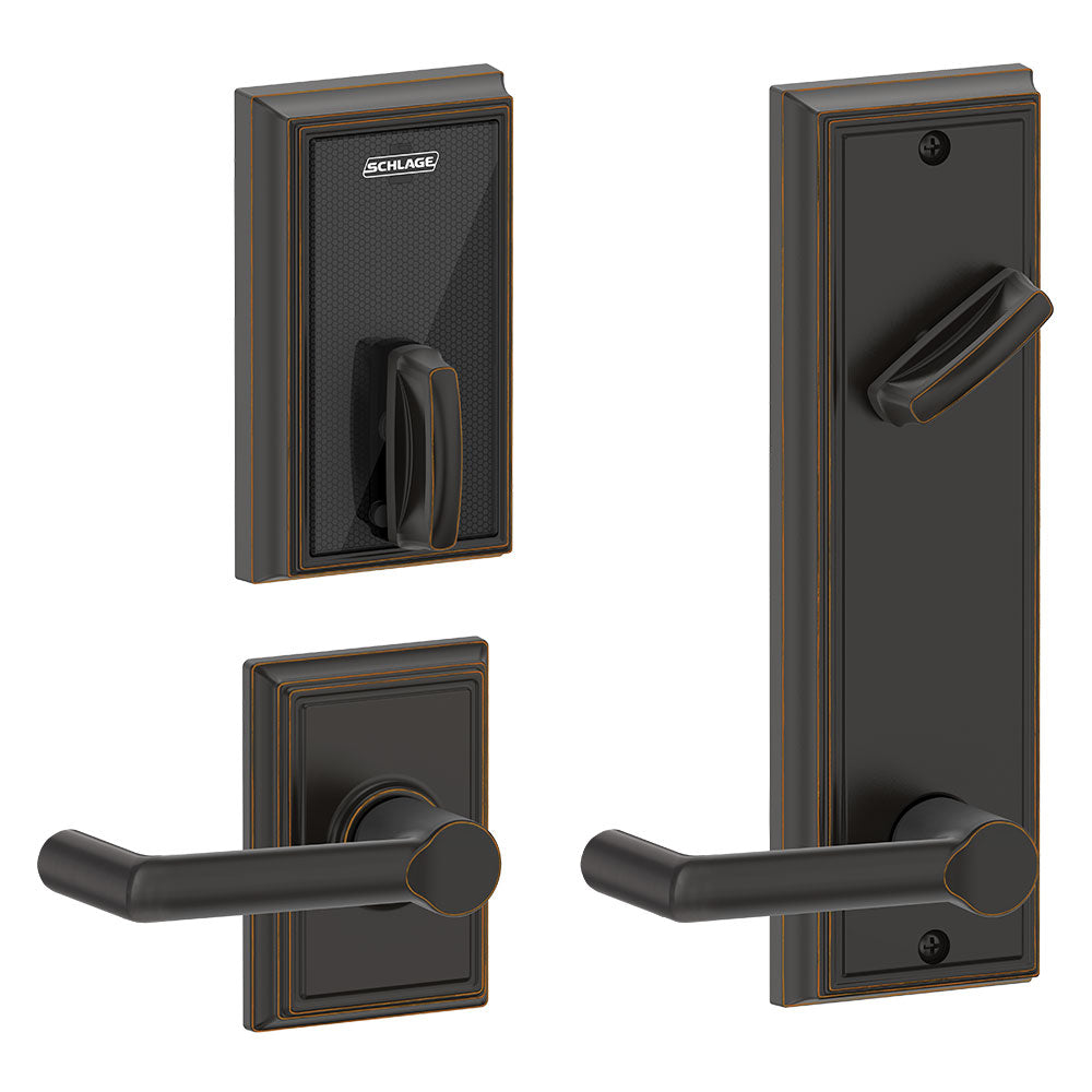 Schlage FE410F Interconnected Smart Lock - Addison