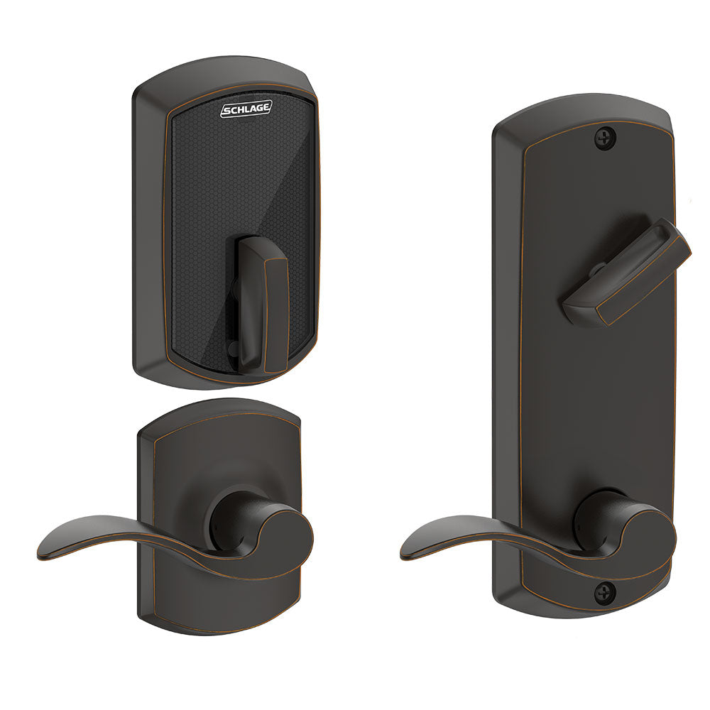 Schlage FE410F Interconnected Smart Lock - Greenwich