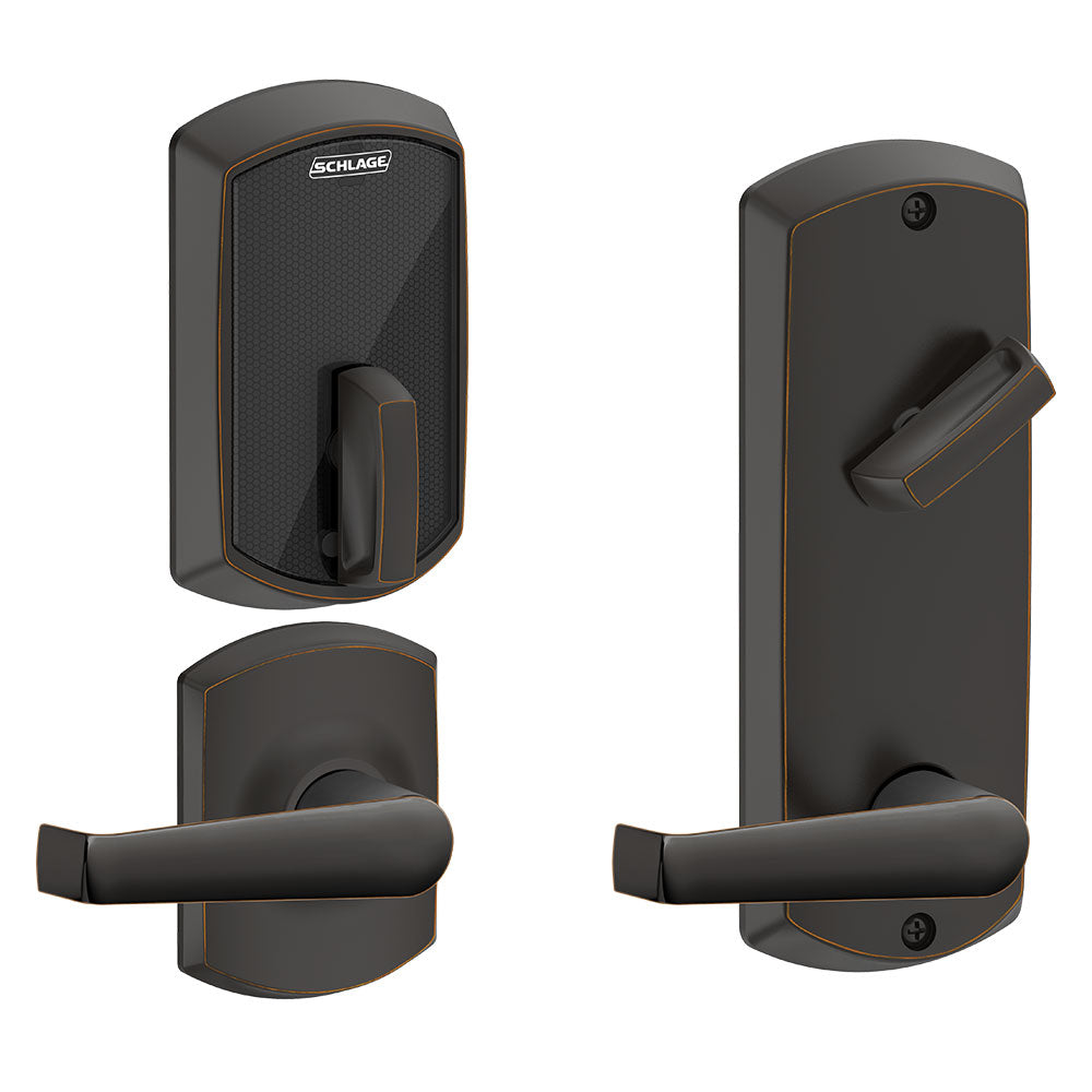 Schlage FE410F Interconnected Smart Lock - Greenwich