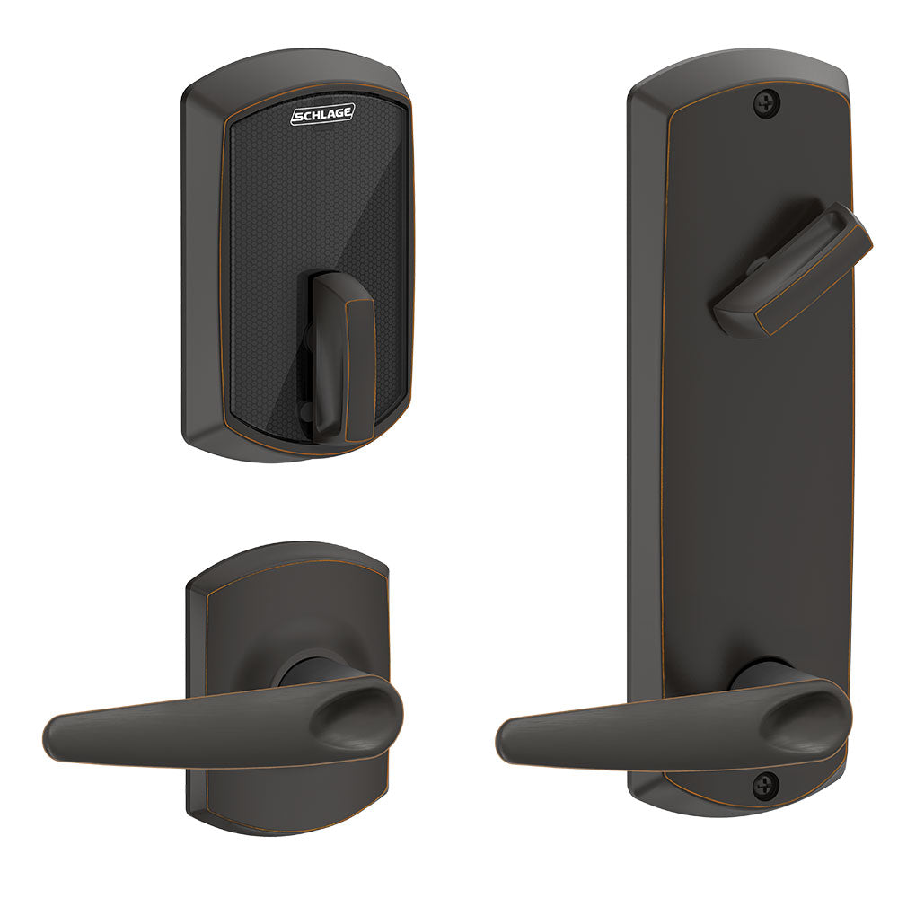 Schlage FE410F Interconnected Smart Lock - Greenwich