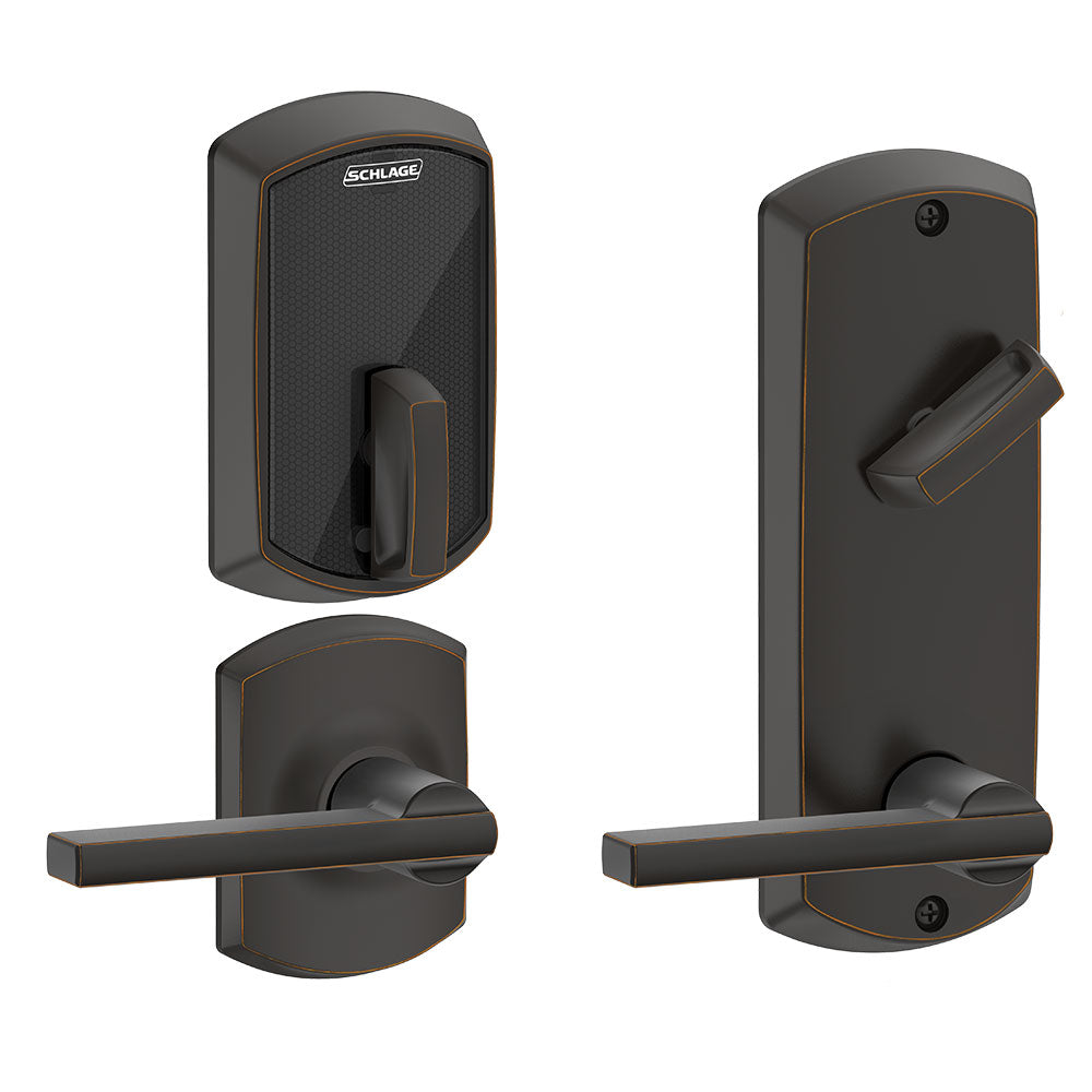 Schlage FE410F Interconnected Smart Lock - Greenwich