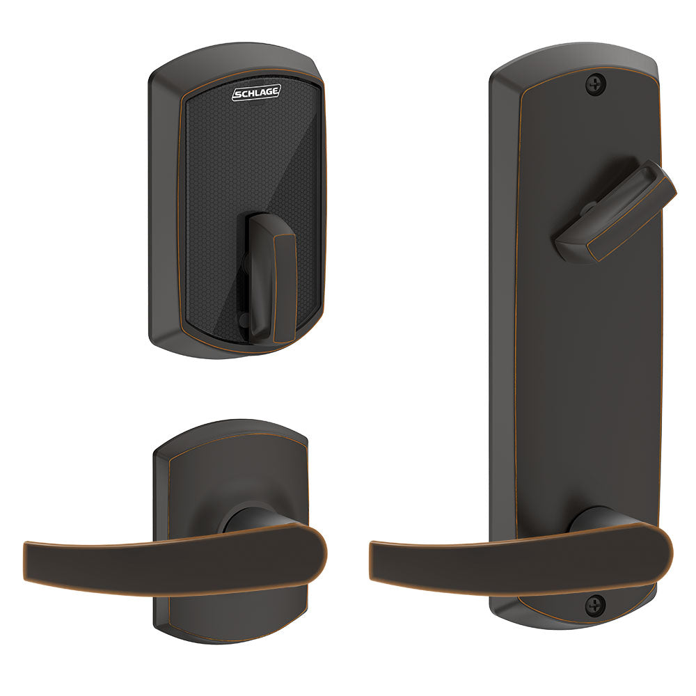 Schlage FE410F Interconnected Smart Lock - Greenwich