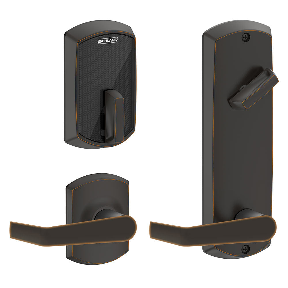 Schlage FE410F Interconnected Smart Lock - Greenwich