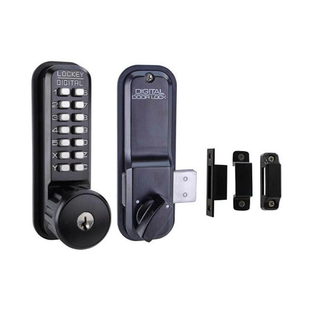 Lockey 2200 - Jet Black with Key Override