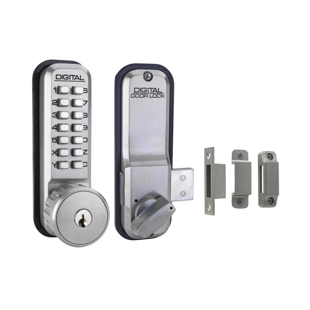 Lockey 2200 - Satin Nickel with Key Override