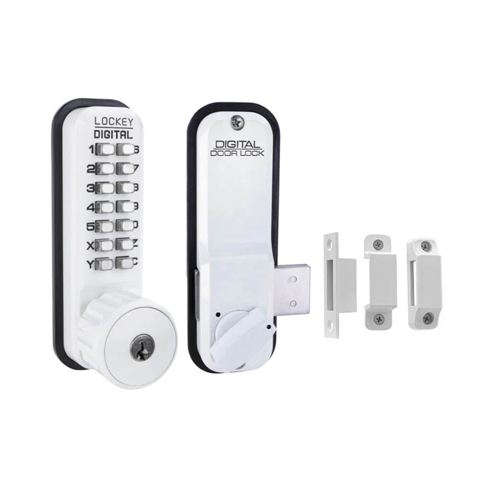 Lockey 2200 - White with Key Override