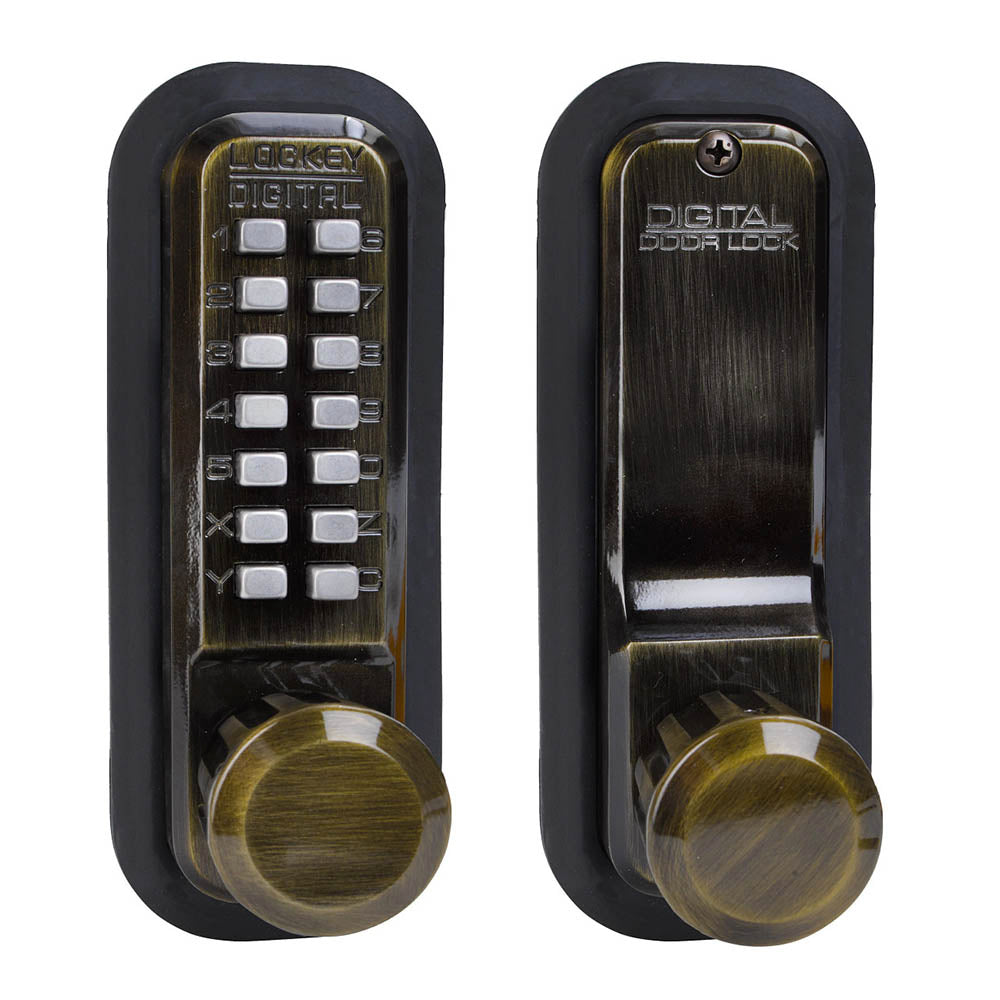 2830 Mechanical Keyless Digital Combination Knob Lock