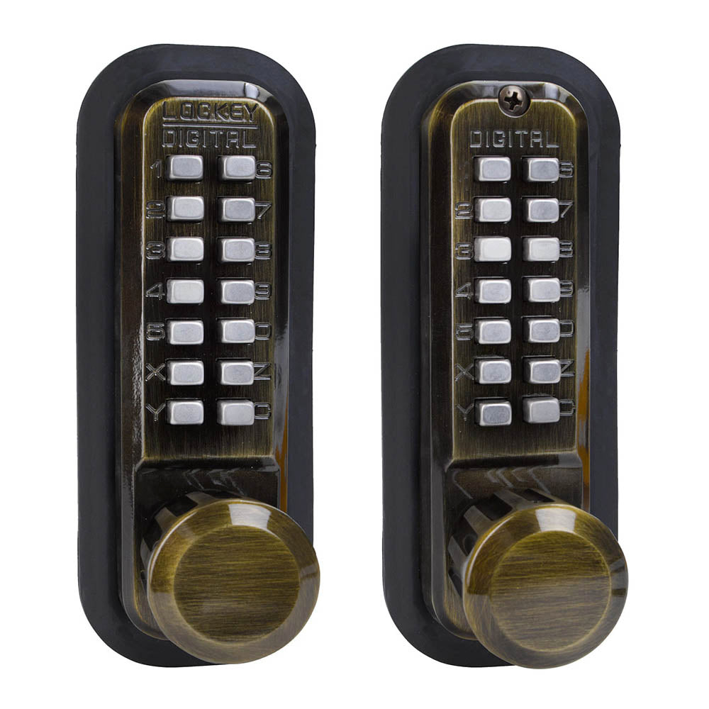 2830 Mechanical Keyless Digital Combination Knob Lock