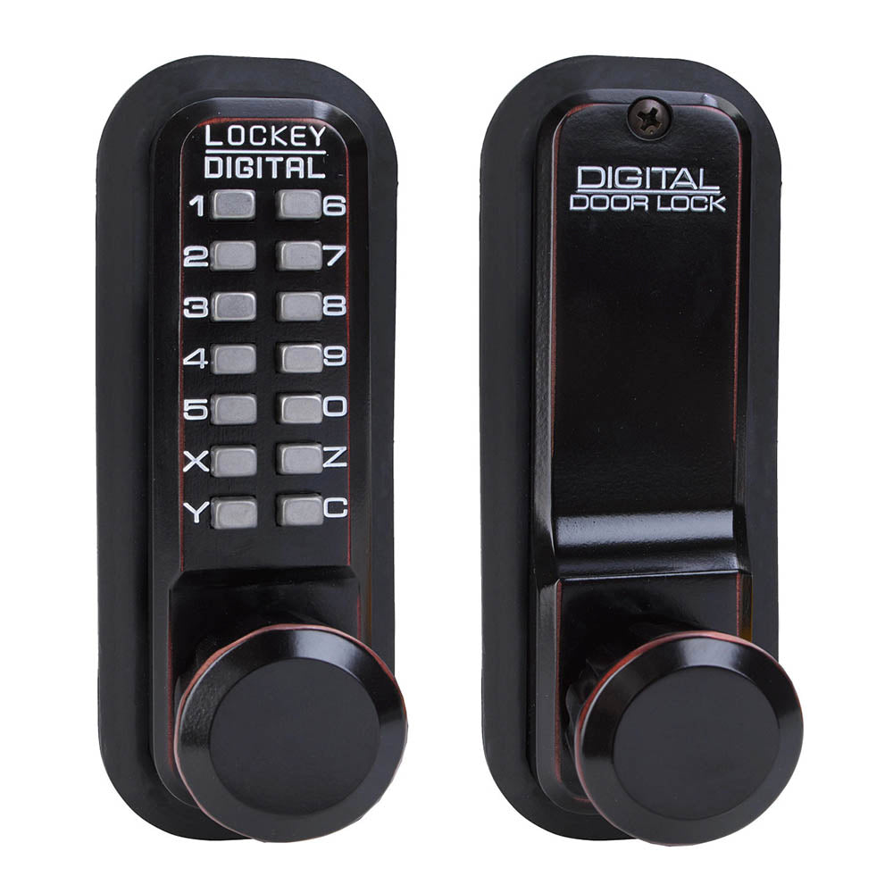 2830 Mechanical Keyless Digital Combination Knob Lock