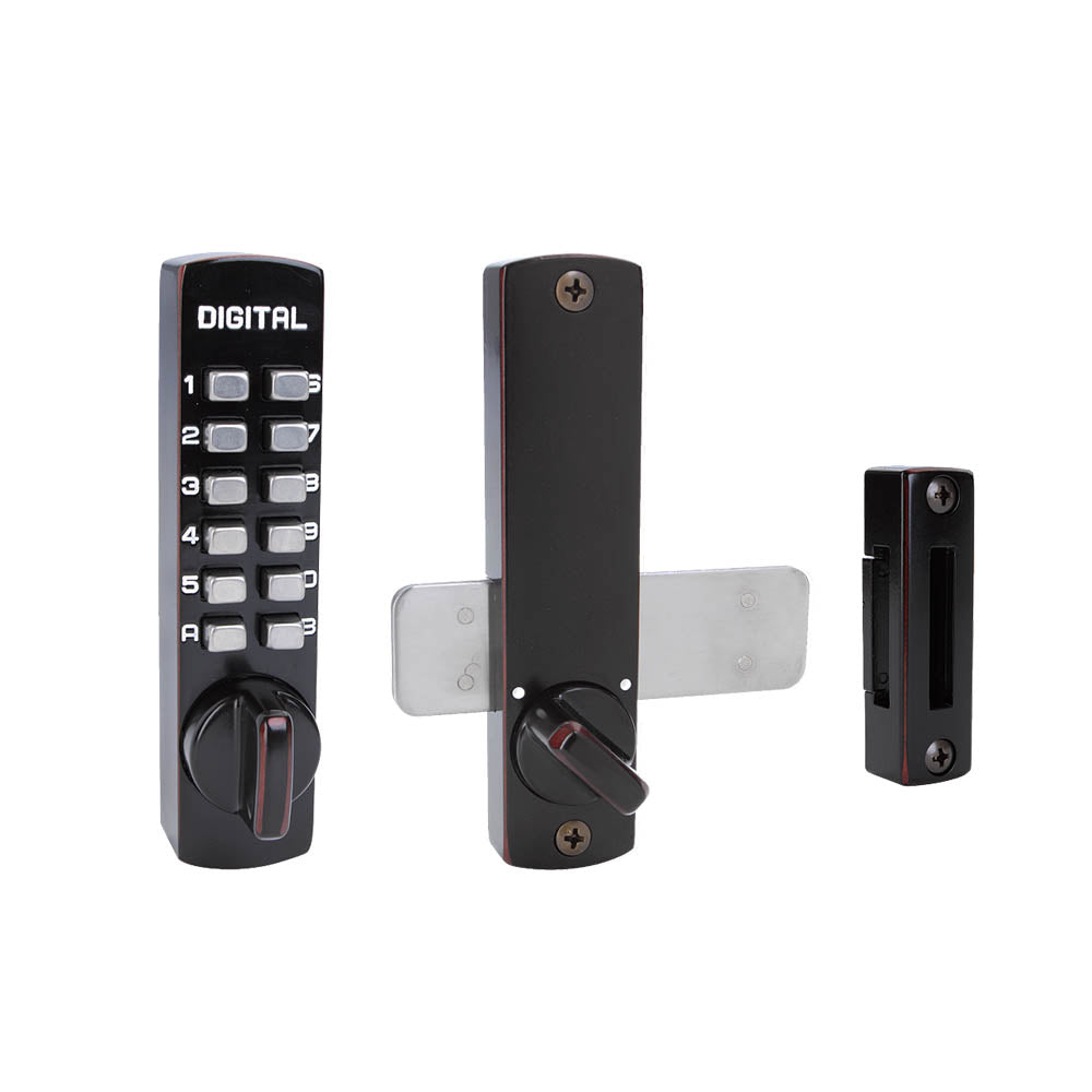 C120 Mechanical Keyless Digital Combination Surface Mount Deadbolt