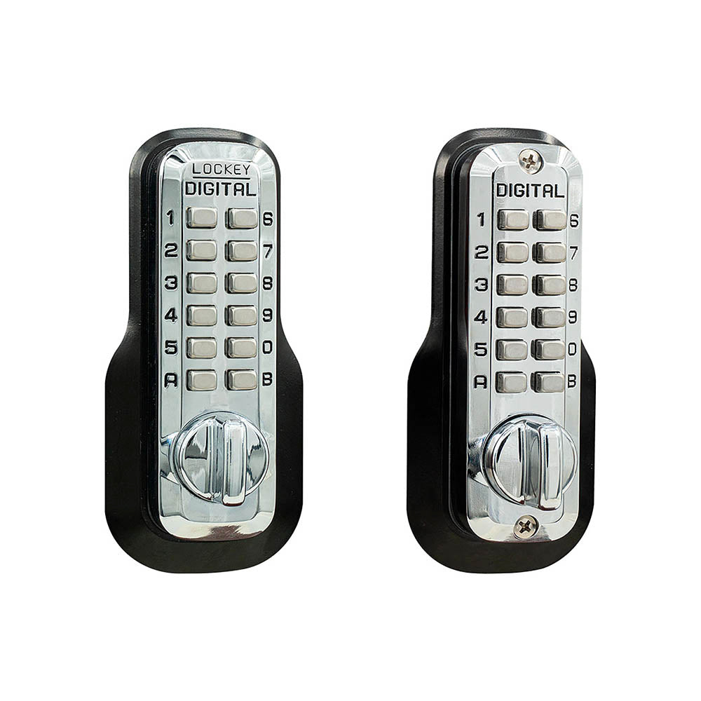 Lockey M210 - Bright Chrome, Double Combination