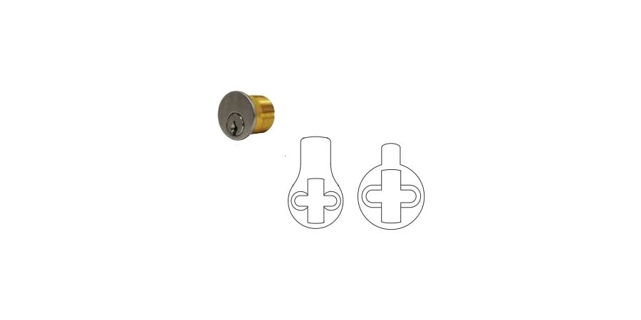Mortise Cylinder, 6 Pin or Disc Pin Length, Adams Rite, Standard Yale Cam